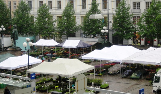 Oslo flower market